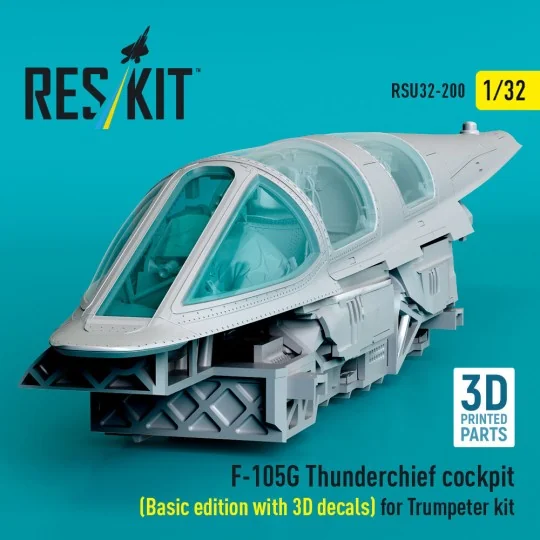 F-105G Thunderchief cockpit (Basic edition with 3D decals) for Trum...