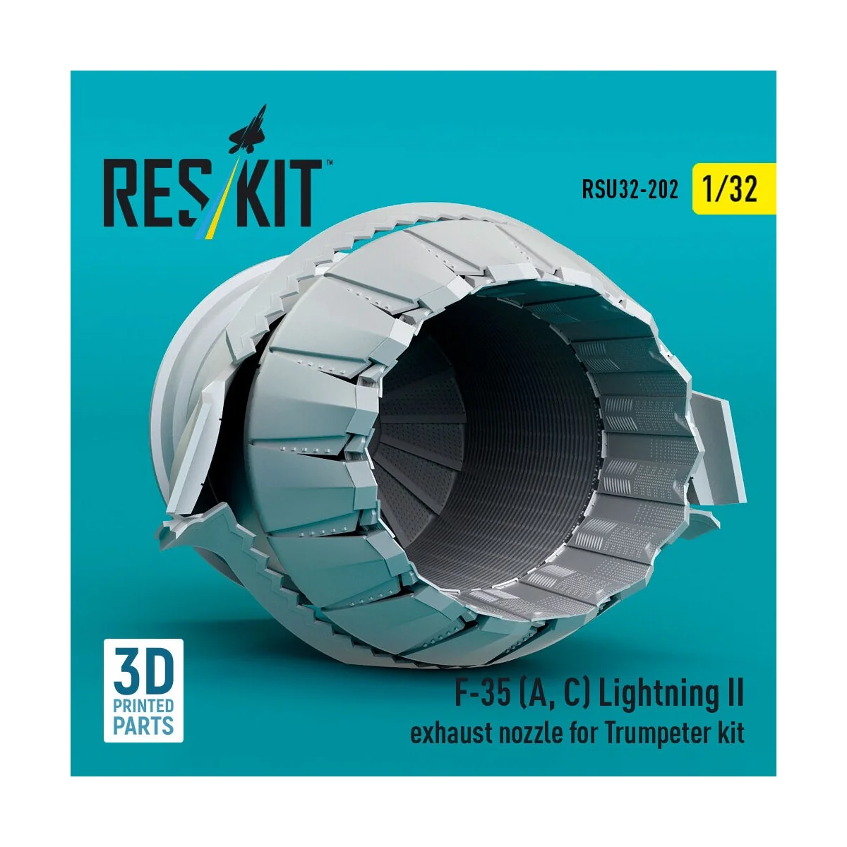 F-35 (A, ?) Lightning II exhaust nozzle for Trumpeter kit (3D Print...