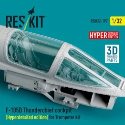 F-105D Thunderchief cockpit (Hyperdetailed edition) for Trumpeter k...