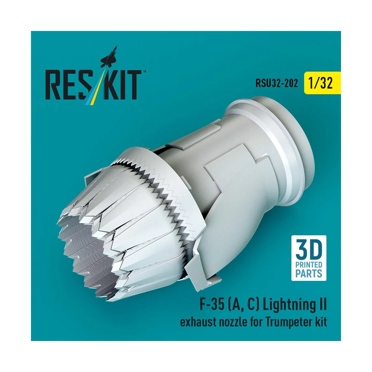 F-35 (A, ?) Lightning II exhaust nozzle for Trumpeter kit (3D Print...