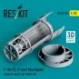 F-104 (S, G late) Starfighter exhaust nozzle for Italeri kit (3D Pr...