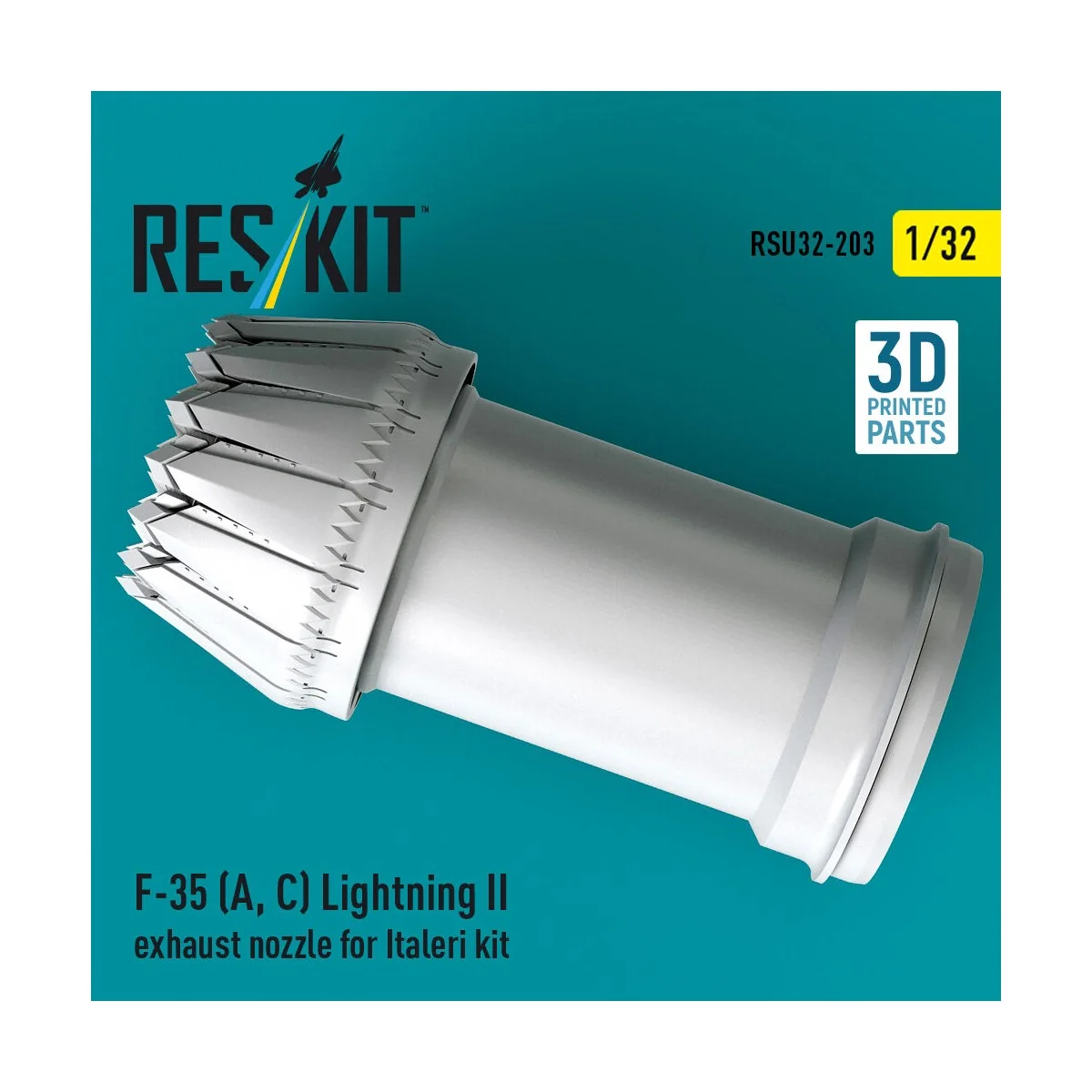 F-35 (A, ?) Lightning II exhaust nozzle for Italeri kit (3D Printed...