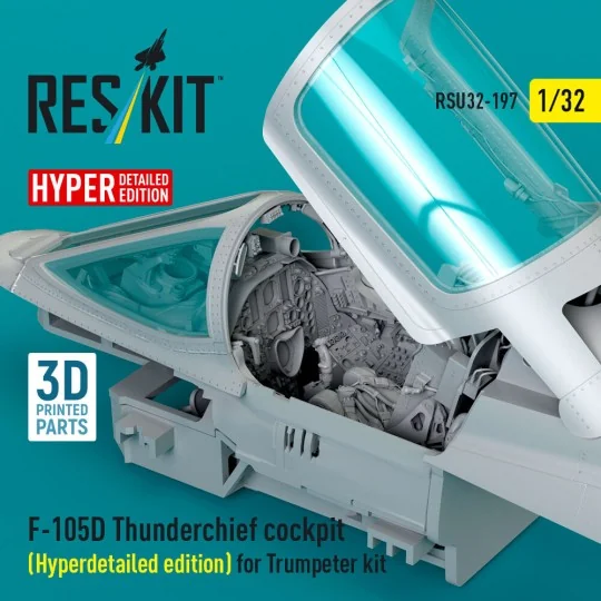 F-105D Thunderchief cockpit (Hyperdetailed edition) for Trumpeter k...