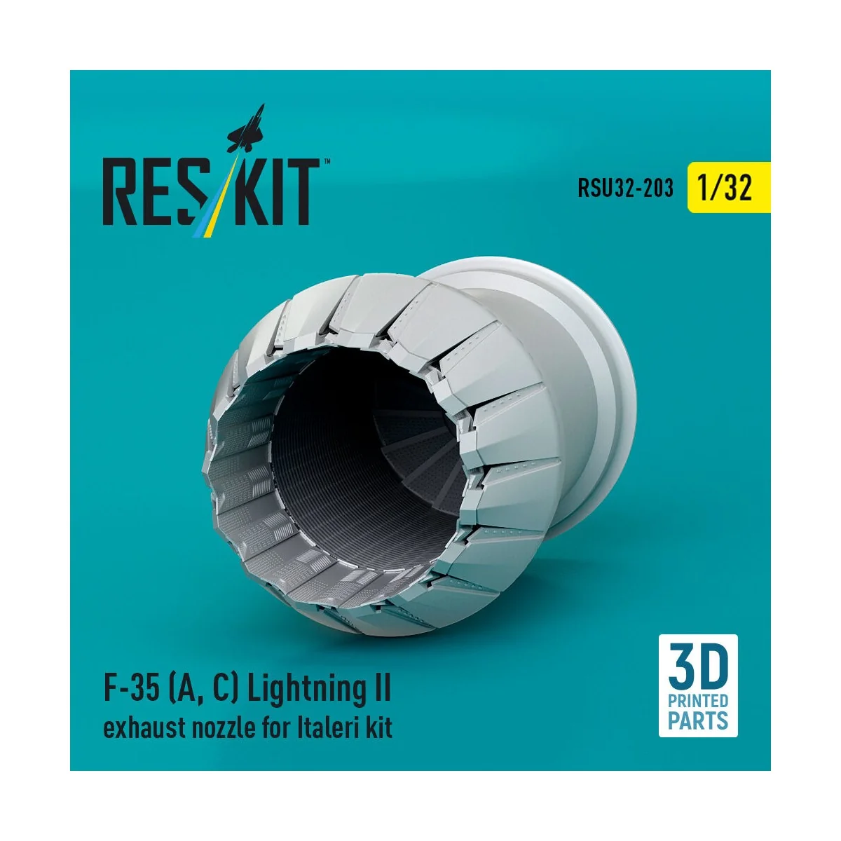 F-35 (A, ?) Lightning II exhaust nozzle for Italeri kit (3D Printed...