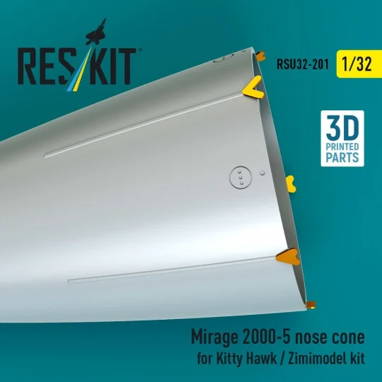 Mirage 2000-5 nose cone for Kitty Hawk / Zimimodel kit (3D Printed)...