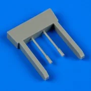 Sukhoi SU-7 gun barrels for Modelsvit, 1/72 - Quickboost QB72 421