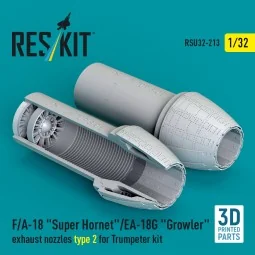 F/A-18 Super Hornet/EA-18G Growler exhaust nozzles type 2 for Trump...