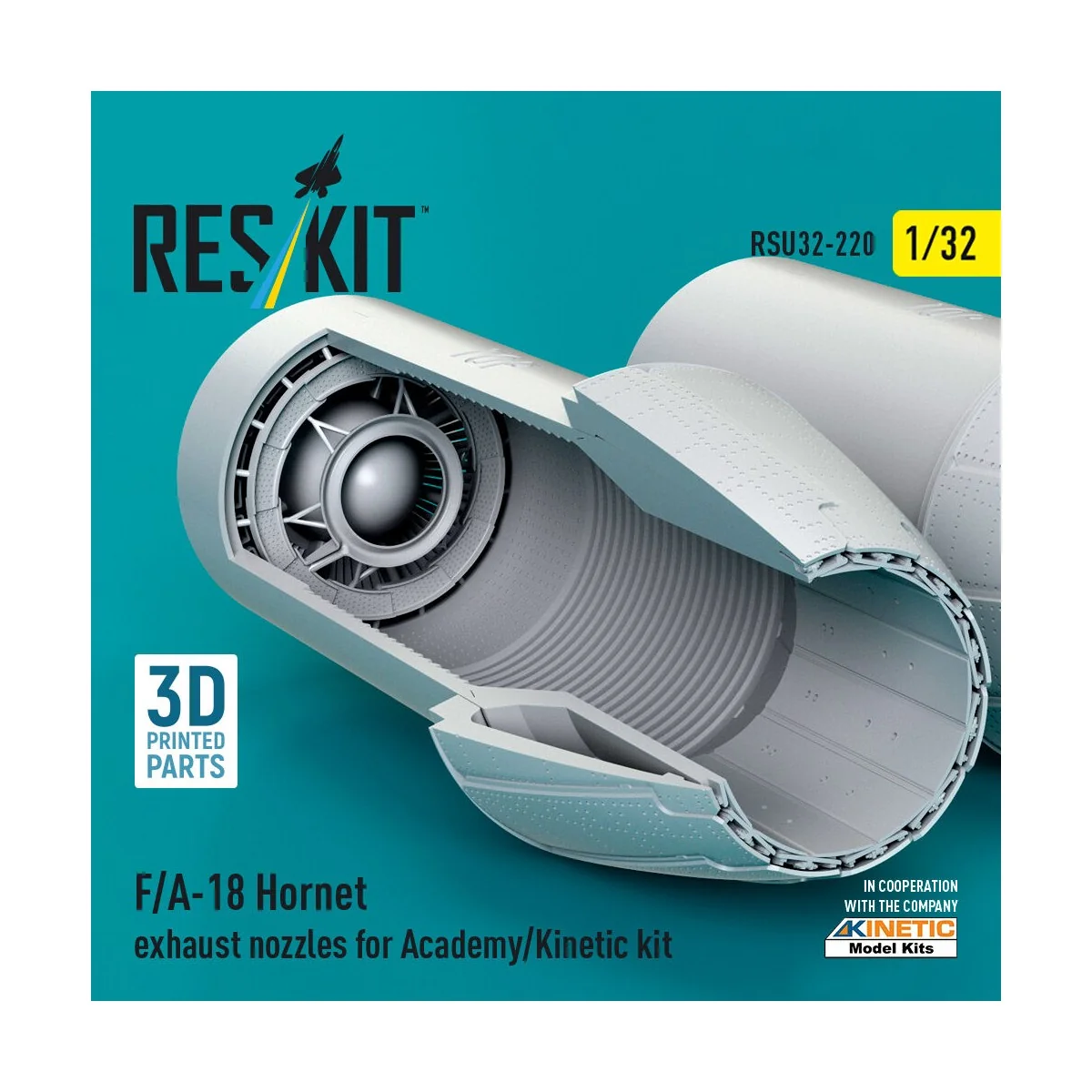 F/A-18 Hornet exhaust nozzles for Academy/Kinetic kit (3D Printed),... F/A-18 Hornet exhaust nozzles for Academy/Kinetic kit (3D Printed),...