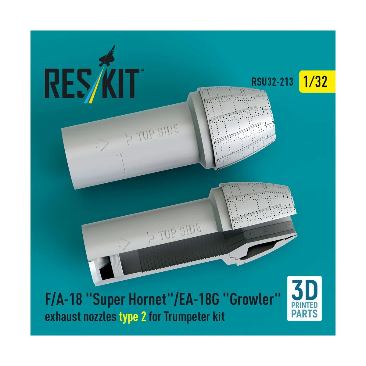 F/A-18 Super Hornet/EA-18G Growler exhaust nozzles type 2 for Trump...