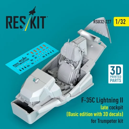 F-35C Lightning II late cockpit (Basic edition with 3D decals) for ...