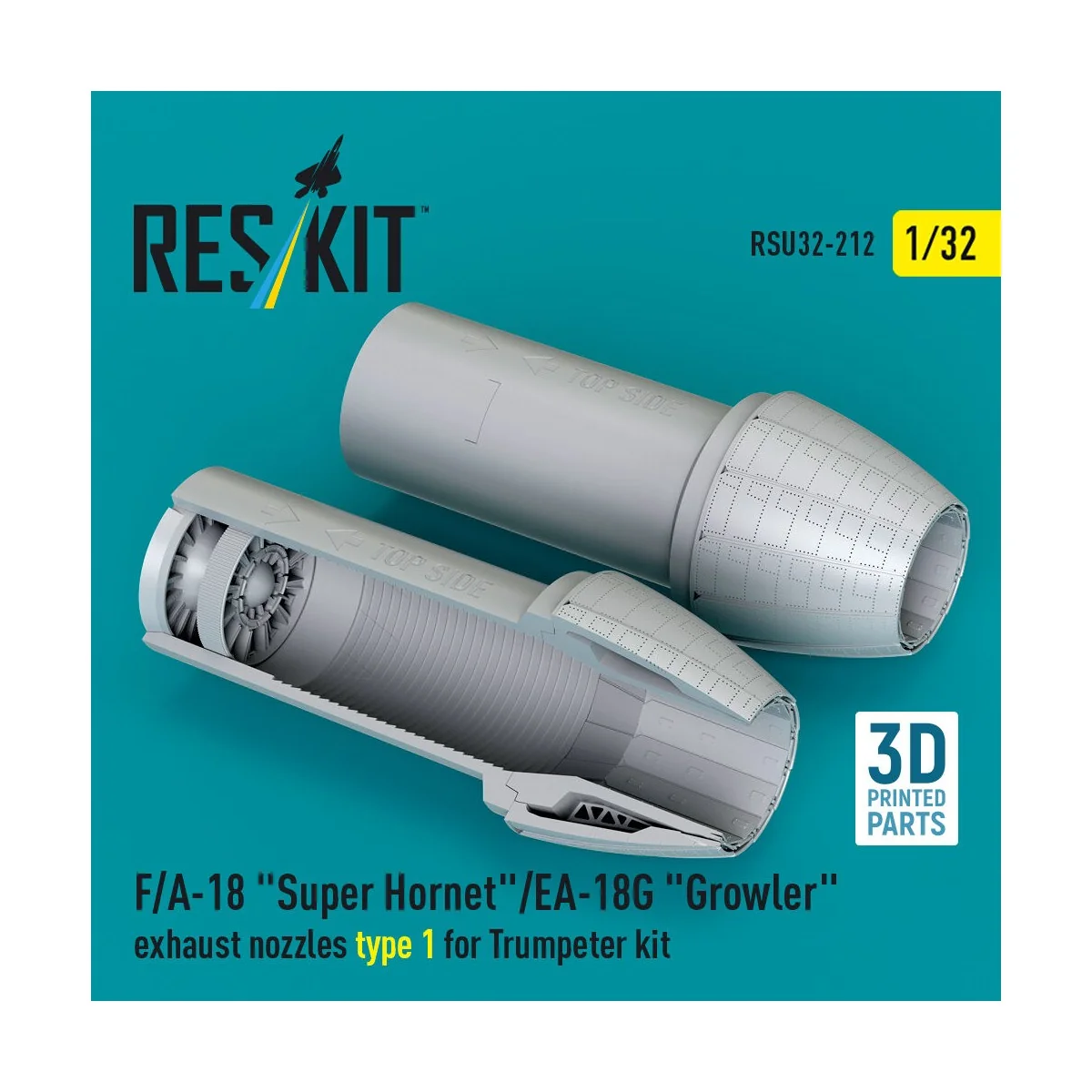 F/A-18 Super Hornet/EA-18G Growler exhaust nozzles type 1 for Trump... F/A-18 Super Hornet/EA-18G Growler exhaust nozzles type 1 for Trump...