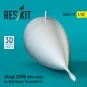 Mirage 2000B nose cone for Kitty Hawk / Zimimodel kit (3D Printed) ...