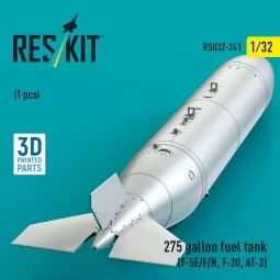 275 gallon fuel tank (F-5E/F/N, F-20, AT-3) (1 pcs) (3D Printed), 1...