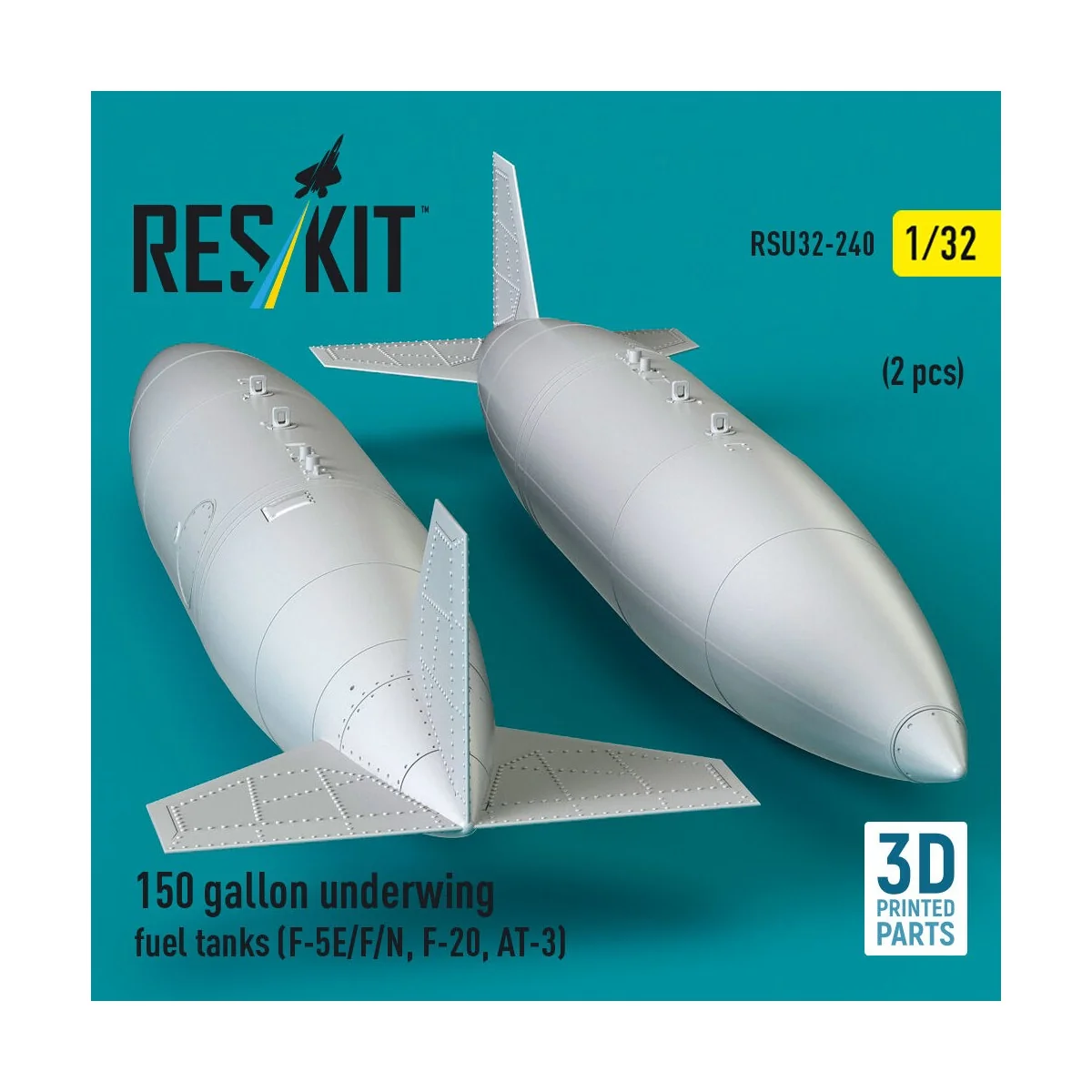 150 gallon underwing fuel tanks (F-5E, F, N, F-20, AT-3) (2 pcs) (3...