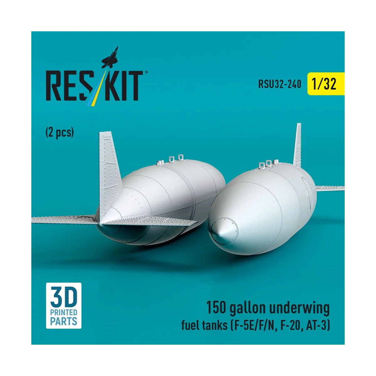 150 gallon underwing fuel tanks (F-5E, F, N, F-20, AT-3) (2 pcs) (3...