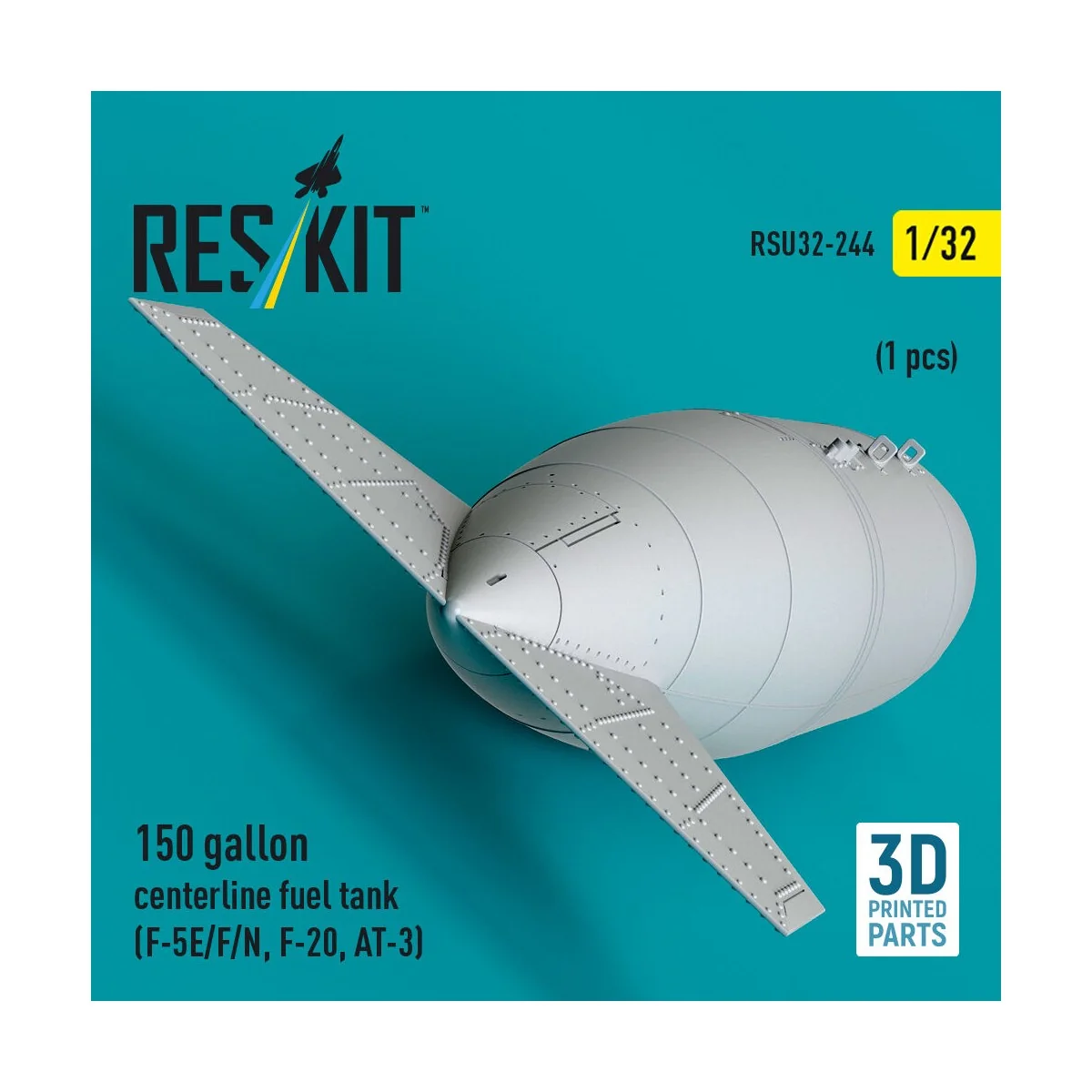 150 gallon centerline fuel tank (F-5E/F/N, F-20, AT-3) (1 pcs) (3D ...