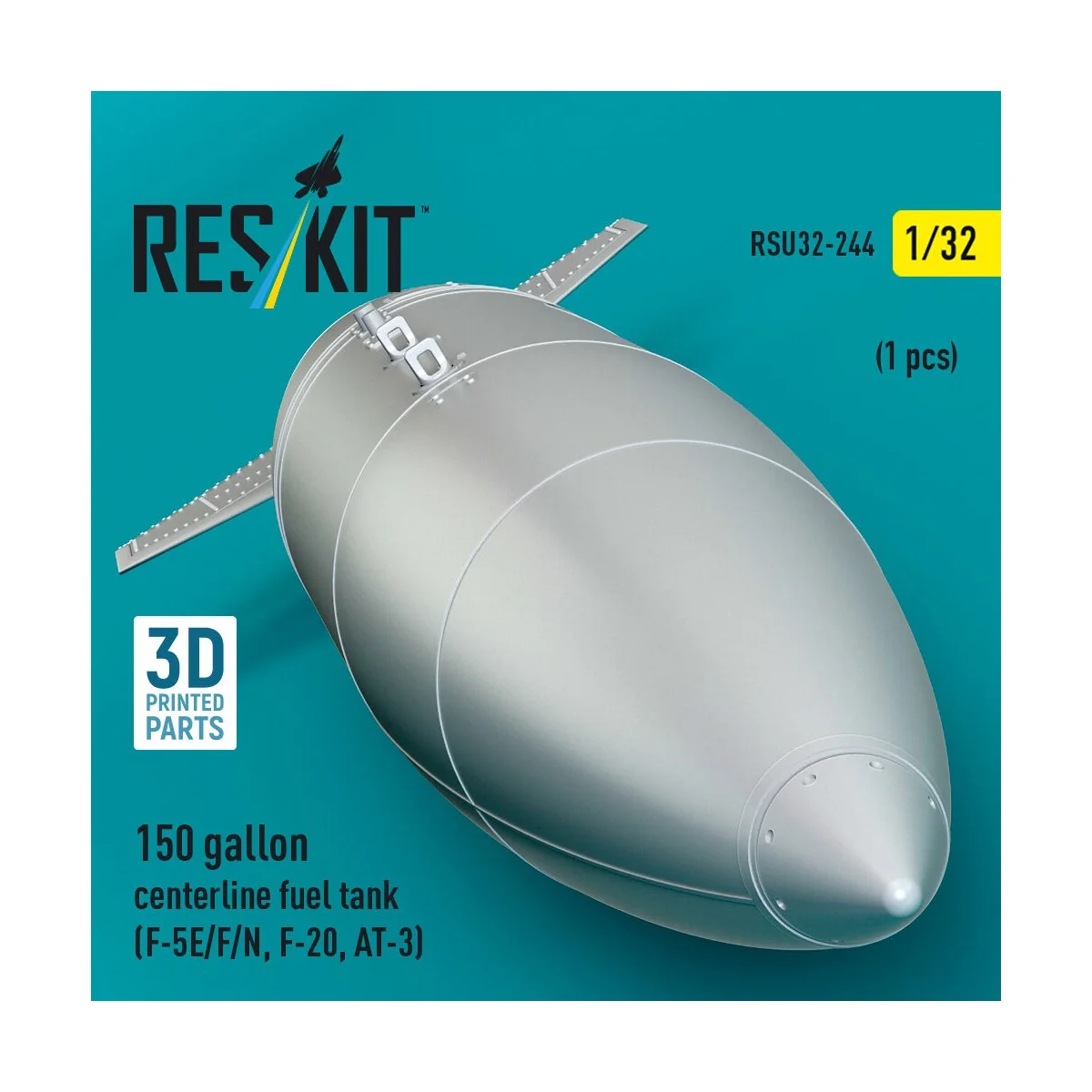 150 gallon centerline fuel tank (F-5E/F/N, F-20, AT-3) (1 pcs) (3D ...