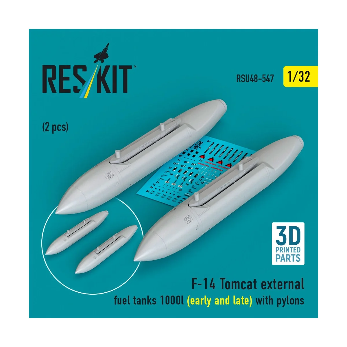 F-14 Tomcat external fuel tanks 1000l (early and late) with pylons ... F-14 Tomcat external fuel tanks 1000l (early and late) with pylons ...