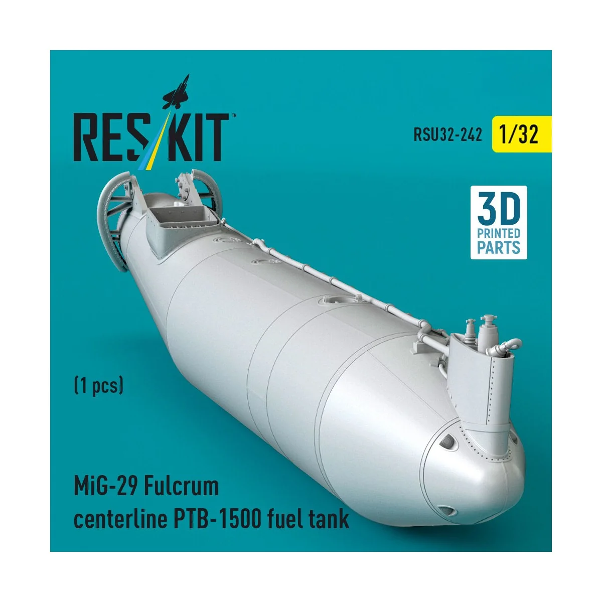 MiG-29 Fulcrum centerline PTB-1500 fuel tank (1 pcs) (3D Printed), ... MiG-29 Fulcrum centerline PTB-1500 fuel tank (1 pcs) (3D Printed), ...