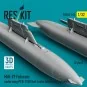 MiG-29 Fulcrum underwing PTB-1150 fuel tanks with wing pylons (2 pc...
