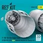 F?15E Strike Eagle late (F100-PW-229) open exhaust nozzles for Tami...