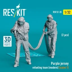 Purple jersey refueling team (modern) (scene 1) (2 pcs) (3D Printed...