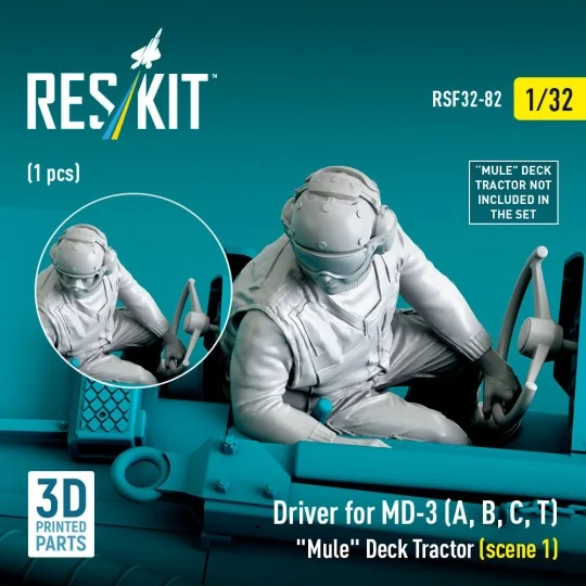 Driver for MD-3 (A, B, C, T) Mule Deck Tractor (scene 1) (1 pcs) (3... Driver for MD-3 (A, B, C, T) Mule Deck Tractor (scene 1) (1 pcs) (3...