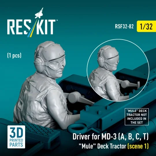 Driver for MD-3 (A, B, C, T) Mule Deck Tractor (scene 1) (1 pcs) (3... Driver for MD-3 (A, B, C, T) Mule Deck Tractor (scene 1) (1 pcs) (3...