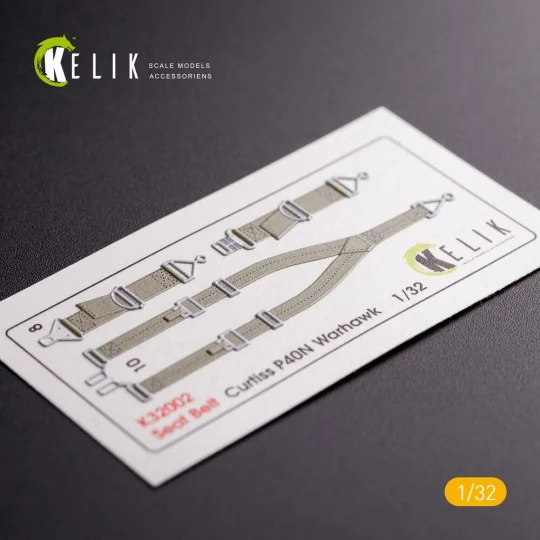 P-40N interior 3D decals for Trumpeter kit, 1/32 - Kelik K32002