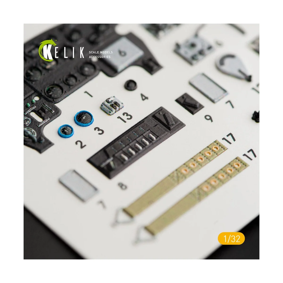 Yak-9T interior 3D decals for ICM kit - Kelik K32004 Yak-9T interior 3D decals for ICM kit - Kelik K32004