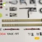Yak-9T interior 3D decals for ICM kit, 1/32 - Kelik K32004