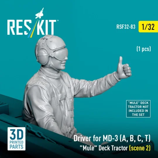 Driver for MD-3 (A, B, C, T) Mule Deck Tractor (scene 2) (1 pcs) (3... Driver for MD-3 (A, B, C, T) Mule Deck Tractor (scene 2) (1 pcs) (3...