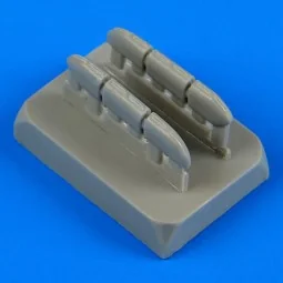 Hurricane Mk.I early exhaust for Airfix, 1/72 - Quickboost QB72 442