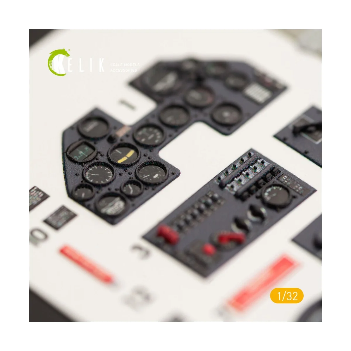 P-40M interior 3D decals for Trumpeter kit - Kelik K32005