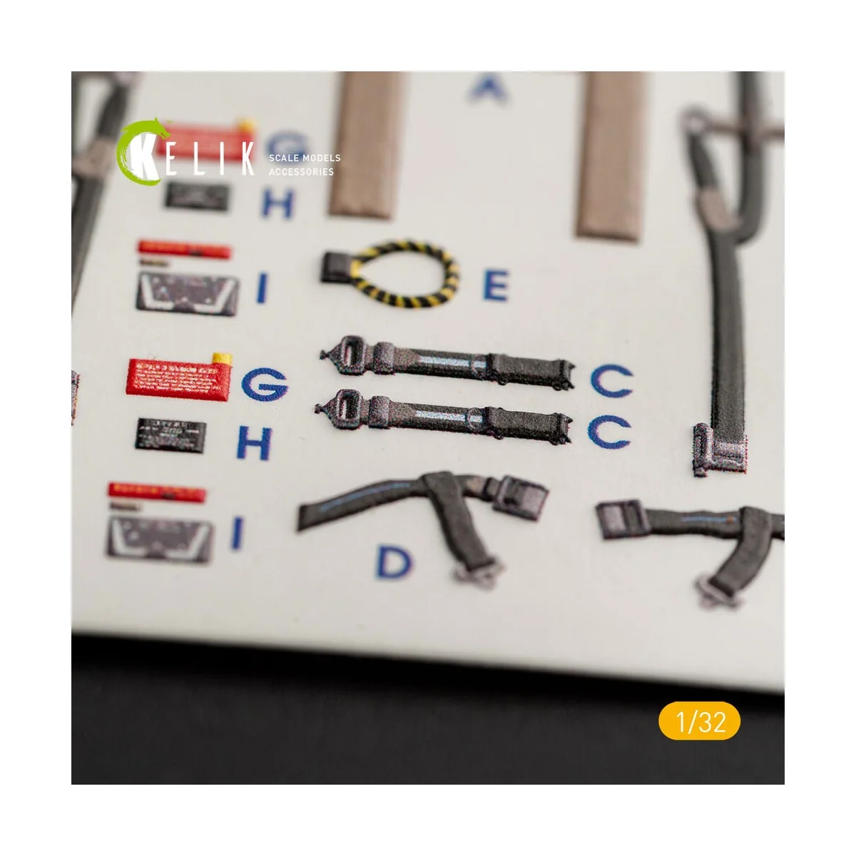 F-14D Super Tomcat - Interior 3D Decal for Trumpeter kit, 1/32 - Ke...