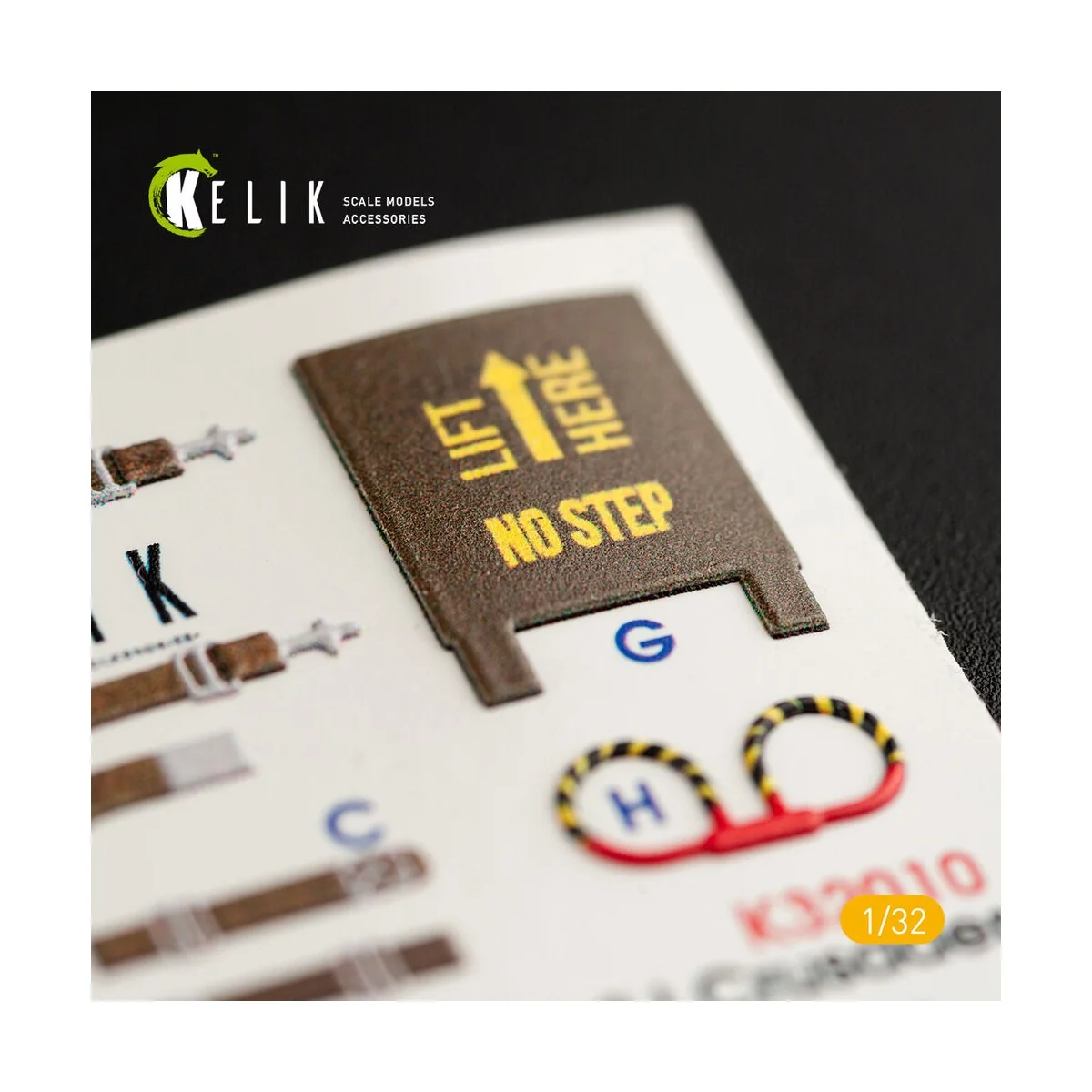 F-8J Crusader- Interior 3D Decal for Trumpeter kit, 1/32 - Kelik K3...