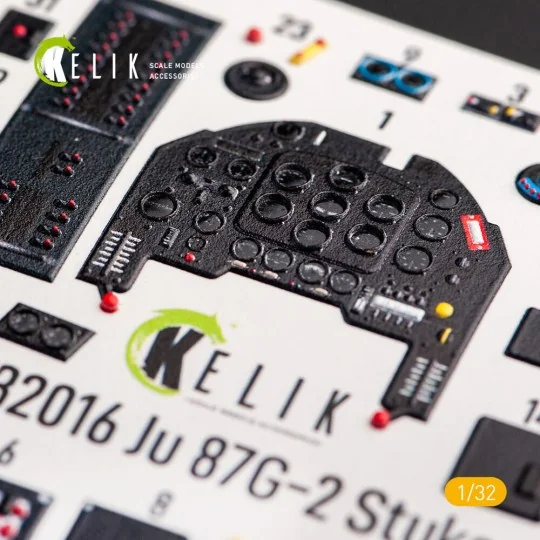 Junkers Ju 87 D/G Stuka - Interior 3D Decal for Trumpeter kit - Kel... Junkers Ju 87 D/G Stuka - Interior 3D Decal for Trumpeter kit - Kel...