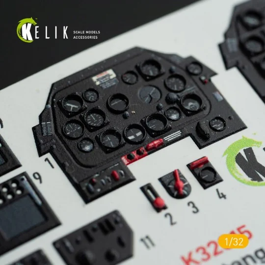 P-51D Mustang - Interior 3D Decal for Tamiya kit, 1/32 - Kelik K32015 P-51D Mustang - Interior 3D Decal for Tamiya kit, 1/32 - Kelik K32015