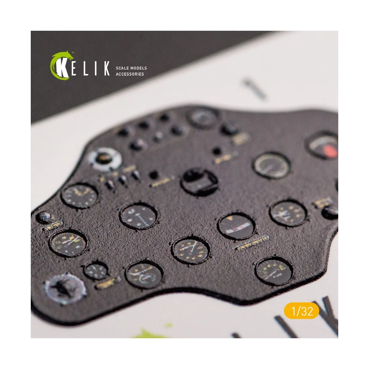 I-16 type 17 - Interior 3D Decal for ICM kit, 1/32 - Kelik K32011