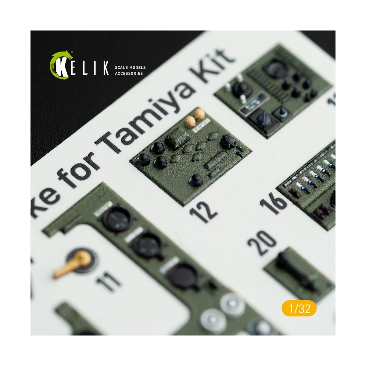 A6M2B Zeke - Interior 3D Decal for Tamiya kit - Kelik K32017