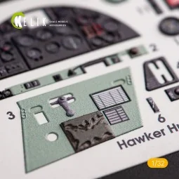 Hawker Hurricane Mk.IIB - Interior 3D Decal for Revell kit - Kelik ...