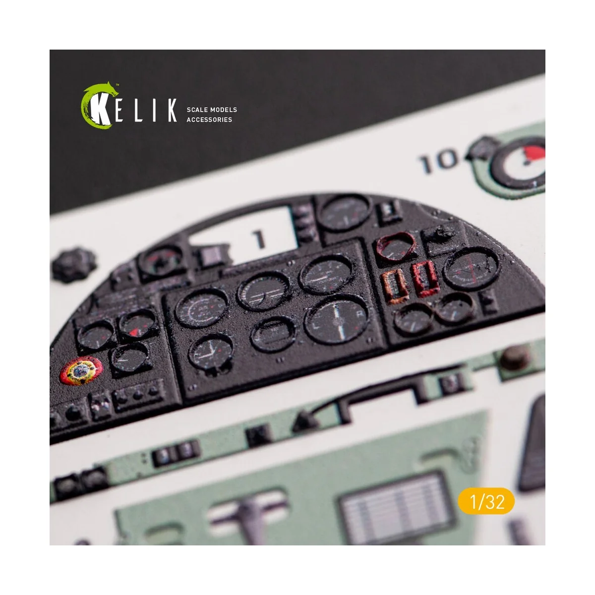 Hawker Hurricane Mk.IIB - Interior 3D Decal for Revell kit - Kelik ...