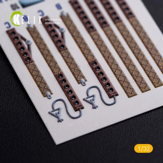 DH.81A Tiger Moth - Interior 3D Decal for ICM kit - Kelik K32021