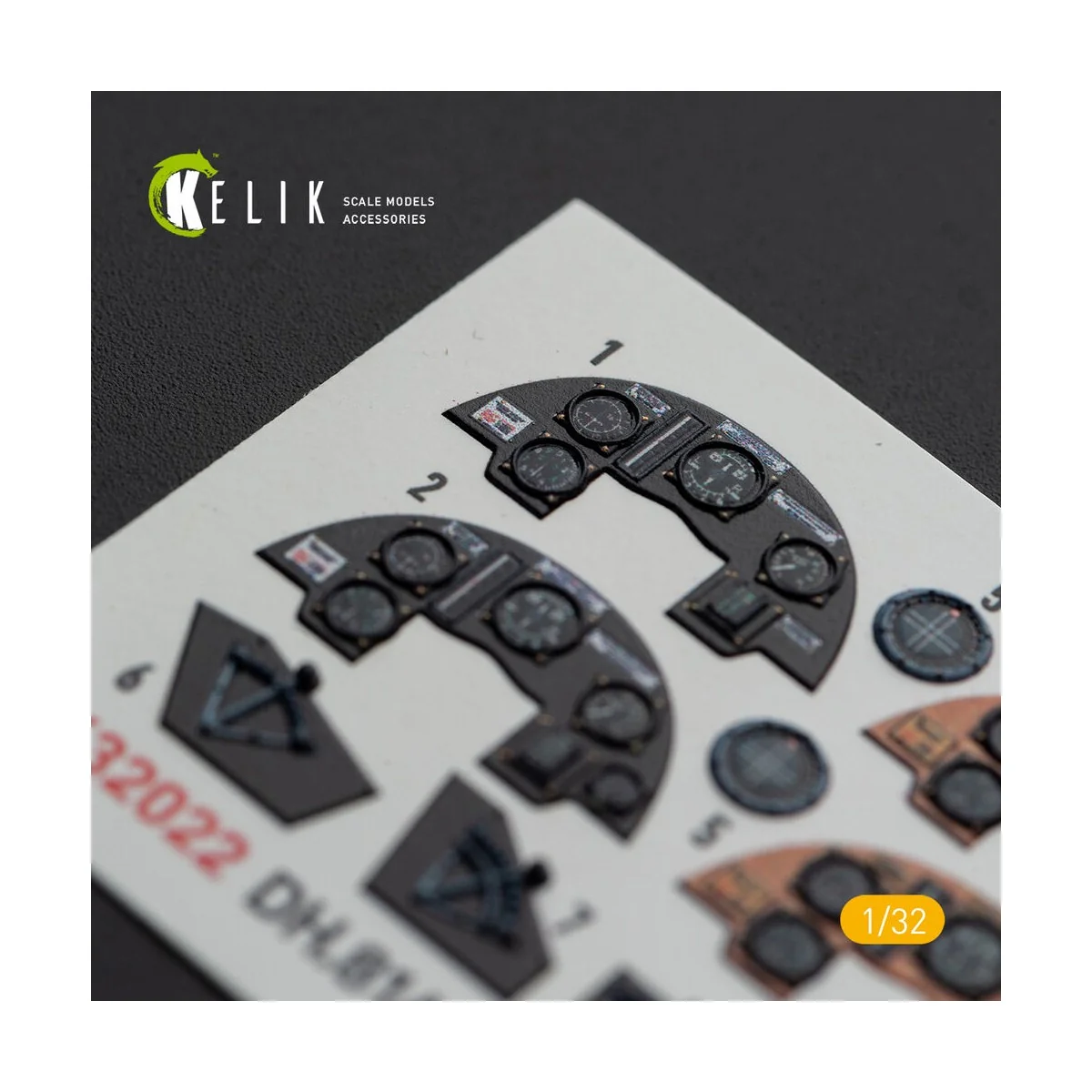 DH.81A Tiger Moth - Interior 3D Decal with 3D printed parts for ICM...