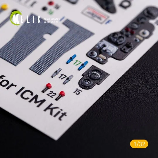 CR.42 LW - Interior 3D Decal for ICM kit - Kelik K32019