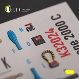 Mirage 2000C - interior 3D decals for Kitty Hawk/Zimi models kit - ...