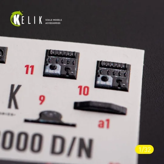 Mirage 2000D/N - interior 3D decals for Kitty Hawk/Zimi models kit,... Mirage 2000D/N - interior 3D decals for Kitty Hawk/Zimi models kit,...