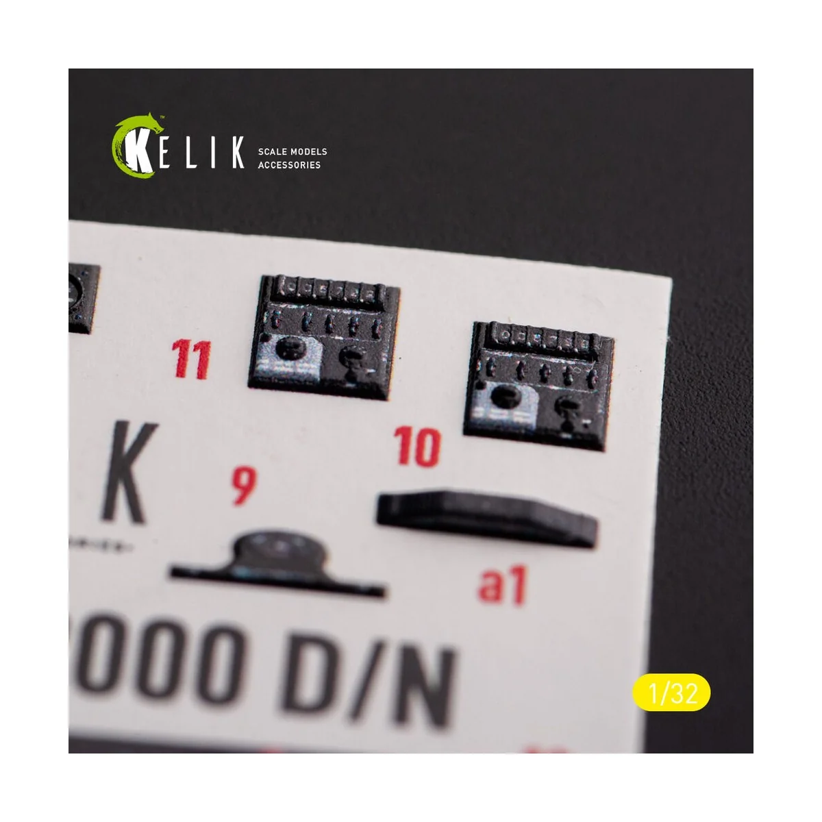 Mirage 2000D/N - interior 3D decals for Kitty Hawk/Zimi models kit ...