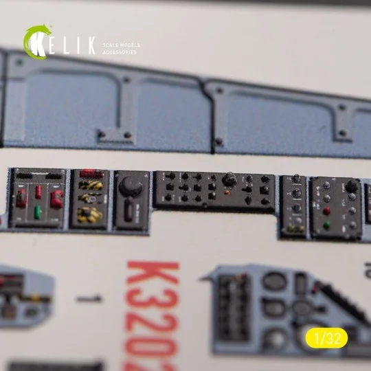 Mirage 2000C - interior 3D decals for Kitty Hawk/Zimi models kit - ...