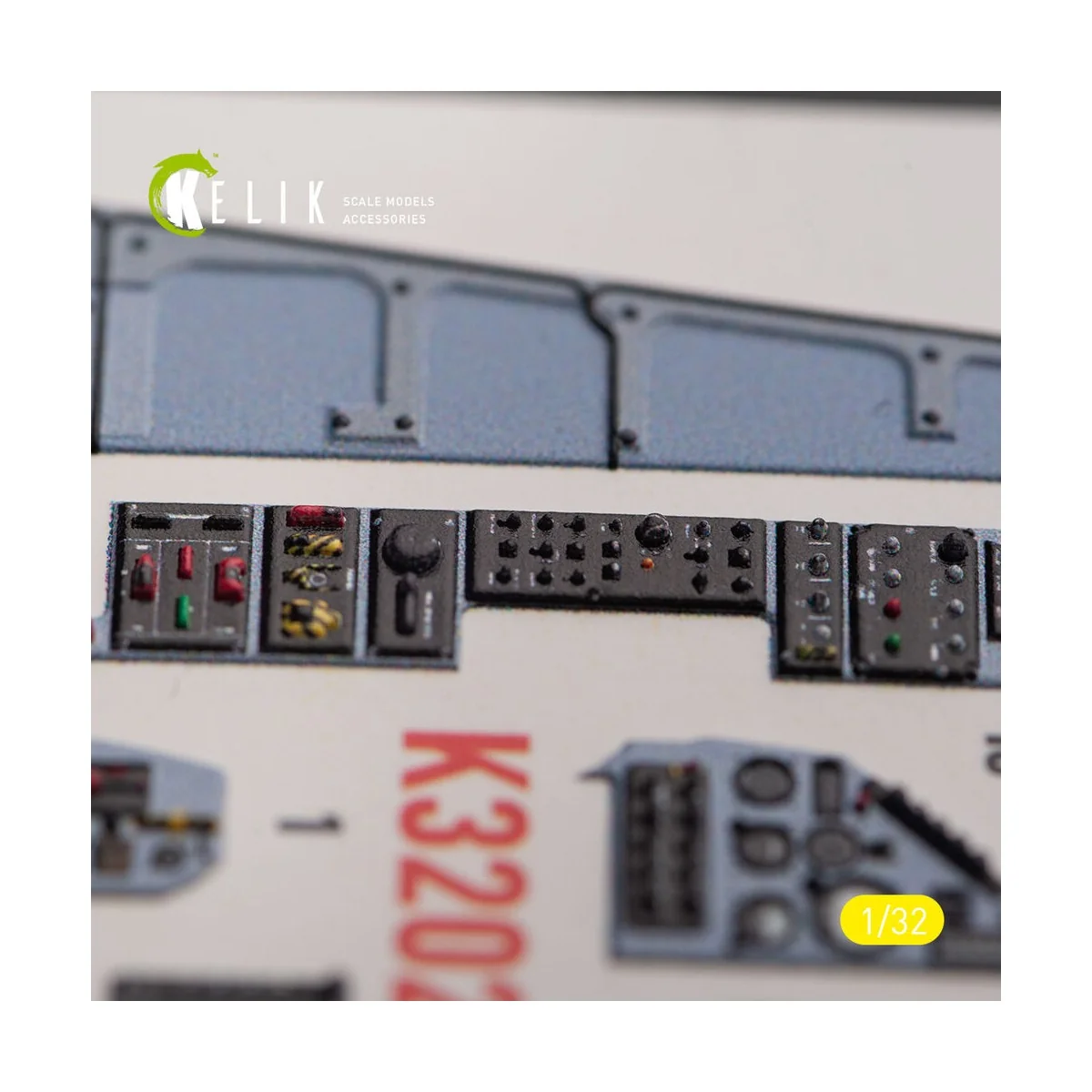 Mirage 2000C - interior 3D decals for Kitty Hawk/Zimi models kit, 1...